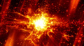 Abstract fantasy motion background, shining lights and particles Video
