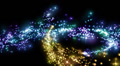 Abstract fantasy background. Video