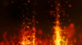 Abstract motion background, fires, shining lights and particles Video