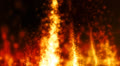 Abstract motion background, fires, shining lights and particles Video