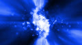 Abstract fantasy motion background, shining lights and particles Video