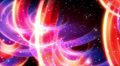Abstract fantasy motion background, shining lights and particles Video