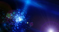 Abstract fantasy motion background, shining lights and particles Video