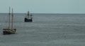 Sailing boat and Santa Maria de Colombo Video