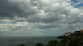 Madeira coastline with clouds Video