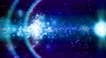 Abstract fantasy motion background, shining lights and particles Video