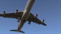 A340 flying overhead Video