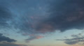 Soft timelapse with sunset clouds Video