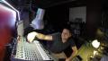 High angle time lapse of a man working in his studio Video