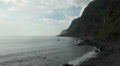 Madeira rough rocky coastline Video