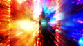 Abstract fantasy motion background, shining lights and particles Video
