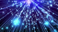 Abstract fantasy motion background, shining lights and particles Video