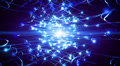 Abstract fantasy motion background, shining lights and particles Video