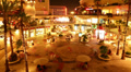 4K Hollywood Timelapse 14 Zoom Out Night Cityscape Crowd Video
