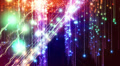 Abstract fantasy motion background, shining lights and particles Video