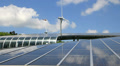 Solar Panels and Wind Turbines:timelapse