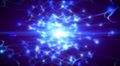Abstract fantasy motion background, shining lights and particles Video