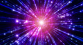 Abstract fantasy motion background, shining lights and particles Video