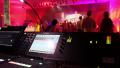 Sound desk at a live event
