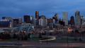 Nightfall over Denver City Skyline Video