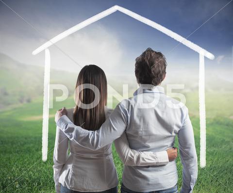 Stock photo of neue Familie