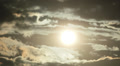 Timelapse - Sunrise through Dark Clouds Video