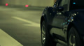 Side shot of Corvette at the night drive