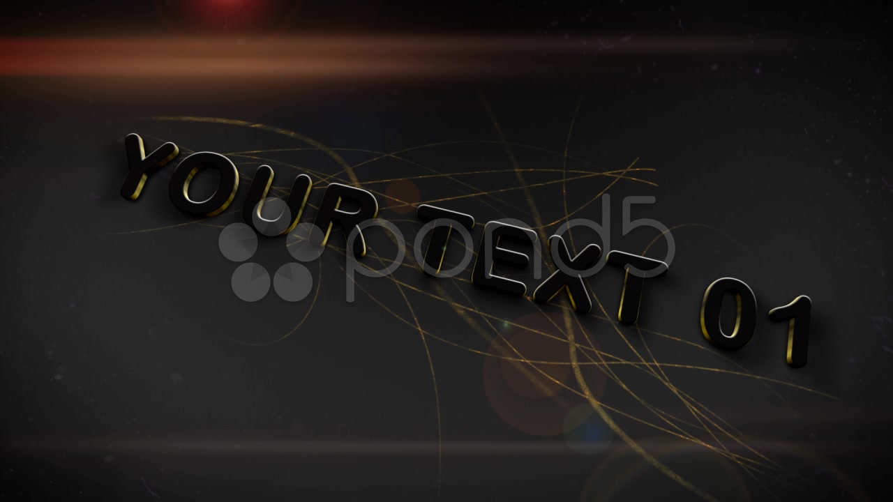 After Effects Project - Pond5 Gold 3D Text 33119317 After Effects Project - Pond5 Gold 3D Text 33119317
