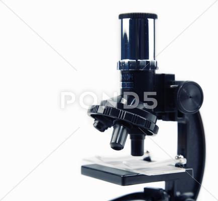 Stock photo of microscope