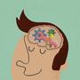Head and Brain Gears in Progress. , eps10 vector format