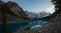 Twilight at Moranie lake, Banff National Park