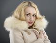 fur fashion.beautiful woman in luxury fur coat