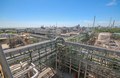 Refinery Industrial plant with blue sky