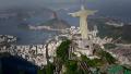 Cristo Redentor, Rio de Janeiro, Brasil - Aerial View Flight