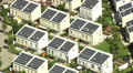 Houses with solar power panels in Germany