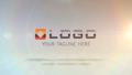 Stylish Corporate Logo - 3d Rotate Motion Template with Warm Optical Flares