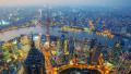 4K: China Shanghai, day to night, time lapse. Video
