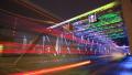 4K: Shanghai traffic at night, China.(Timelapse) Video