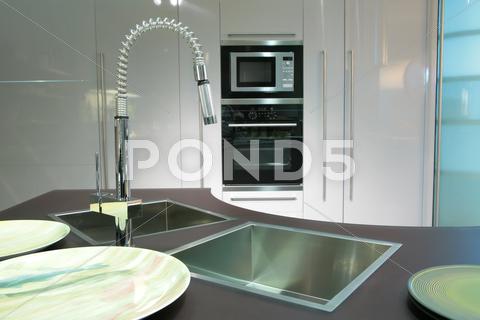 Stock photo of modern kitchen