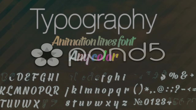 After Effects Project - Pond5 Typographic Font 36629739 After Effects Project - Pond5 Typographic Font 36629739