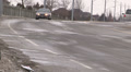 Spring snow melting in Ontario