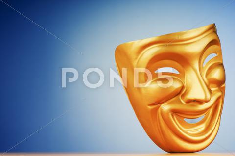 Stock photo of Masks with the theatre concept