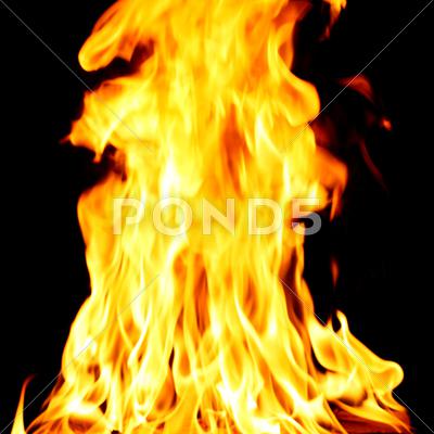 Stock photo of inferno fire
