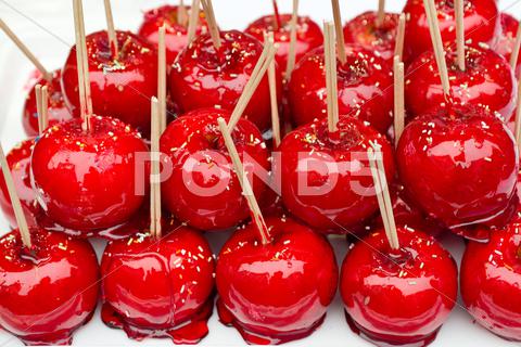 Stock photo of Candy apples