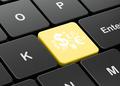 Finance concept: Finance Symbol on computer keyboard background