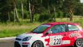 Race drivers follow safety car, accident aftermath being removed Video