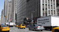 Establishing Shot New York City Traffic Jam Congestion Cars Passing Crowded Road Video