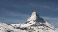 Matterhorn clouds timelapse Video