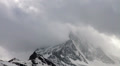 Thick grey clouds timelapse at Matterhorn Video