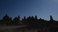 4K Trona Pinnacles LM29 Tilt Up Timelapse Night to Day Mojave Desert Video